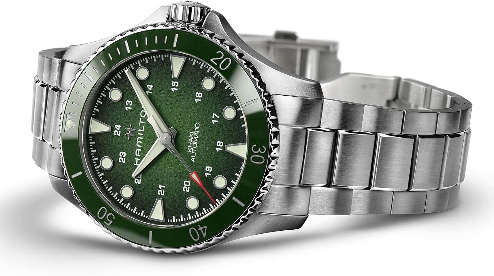 Amazon.co.jp: [ハミルトン]HAMILTON 腕時計 正規保証 カーキ ネイビー